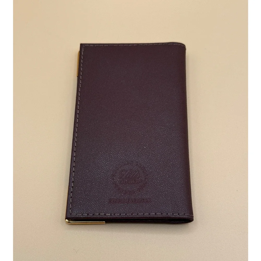 💼 Vintage Lett’s of London Brown Leather Pocket Wallet Card Case England